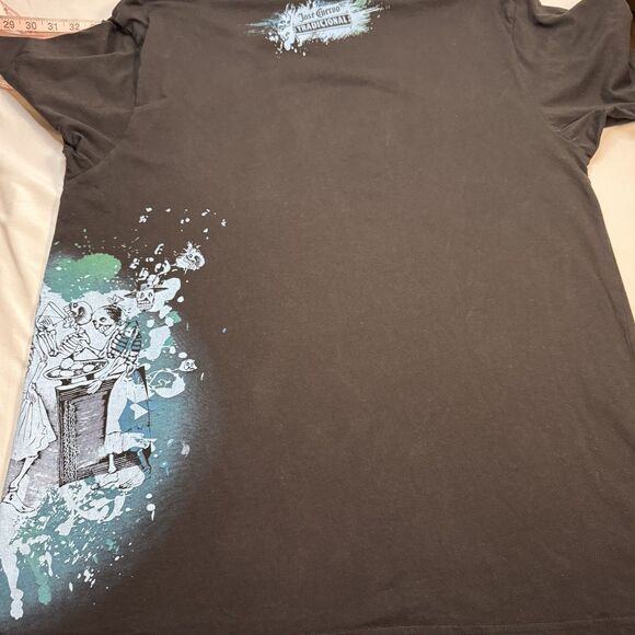 Jose Cuervo Tradicional Tequila T-Shirt Black Blue Skeletons Men’s XL Halloween - Picture 6 of 9